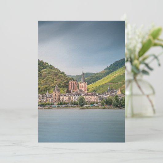 Bacharach am Rhein - Duitsland Save The Date (Staand voorkant)