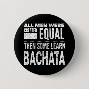 Bachata Dancing Latin Lover Dansers Fun Mannen Dan Ronde Button 5,7 Cm