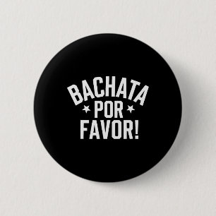 Bachata dansende Latijnse danser Bachata Dominic Ronde Button 5,7 Cm