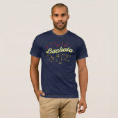 Bachata Musical Notes Men Apparel Basic T-Shirt (Devant entier)