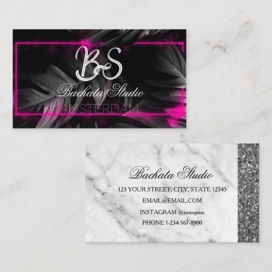 Bachata Studio Visitekaartje (Voorkant / Achterkant)