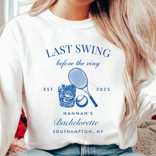 Bache Pink laatste swing voor de ring tennis Trui