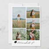 Bachelière PHINISHÉ IT Faire-part de diplôme (Dos)