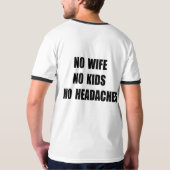 Bachelor 4 Leven T-shirt (Achterkant volledig)