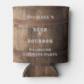 Bachelor Bier & Bourbon Tailgate Party Weekend Blikjeskoeler (Voorkant)