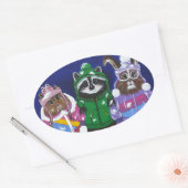 Bachelor Brats Ovale Sticker (Envelop)