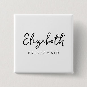 Bachelor bruidsmeisje geschenken vrouwen Sjabloon  Vierkante Button 5,1 Cm