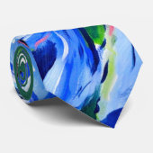 Bachelor Button ventilator Stropdas (Opgerold)