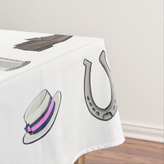 Bachelor Derby Feest Mint Julep & Hoefijzer Preppy Tafelkleed