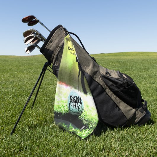 Bachelor Golf Weekend | Game Over Golfhanddoek (Groen)