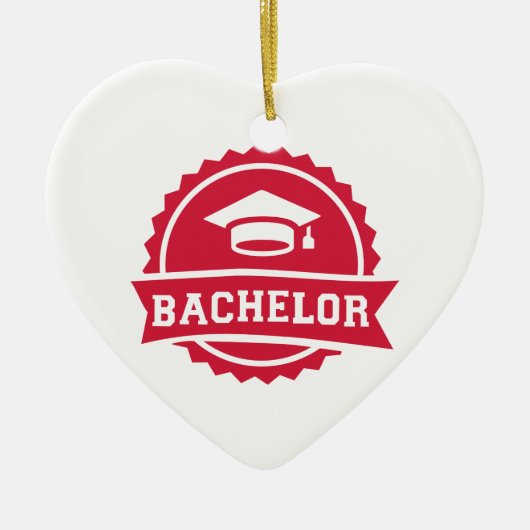 Bachelor Keramisch Ornament (Voorkant)