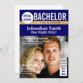 Bachelor magazine fotoshoot PERSONALISEER Kaart (Voorkant / Achterkant)