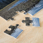 Bachelor monteren in het meer van Hosmer, OR Legpuzzel (Zijkant)