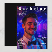 Bachelor Night Magazine Hoesje Kaart (Voorkant / Achterkant)