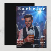 Bachelor Night Magazine Hoesje Kaart (Voorkant / Achterkant)