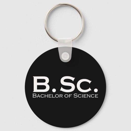 Bachelor of Science BSc Sleutelhanger (Voorkant)