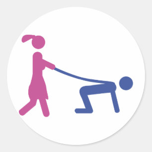 bachelor-partijpictogram ronde sticker