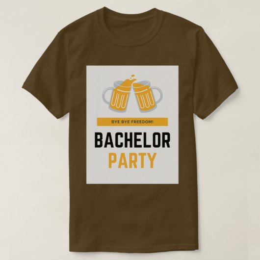 Bachelor party 41 t-shirt (Design voorkant)