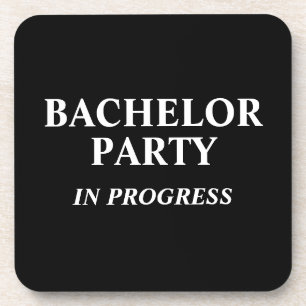 Bachelor Party aan de gang Bier Onderzetter