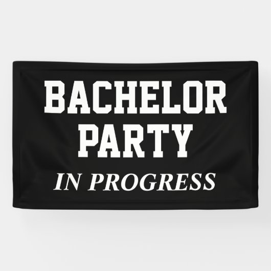 Bachelor Party aan de gang Spandoek (Horizontaal)
