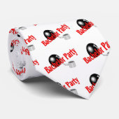 Bachelor Party (Ball and Chain) Stropdas (Opgerold)