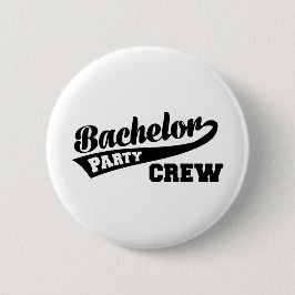 Bachelor Party-bemanning Ronde Button 5,7 Cm