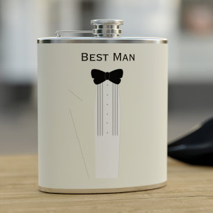 Bachelor Party Best Man Tuxedo Wedding Flask Heupfles