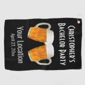 Bachelor Party Bier Proost Bruiloft Golf Handdoek (Horizontaal)