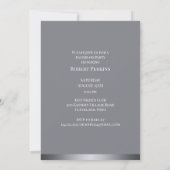 Bachelor Party Black Suit Flat Invitation (Dos)