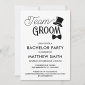 Bachelor Party Bruiloft Team bruidegom Kaart (Voorkant)