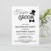 Bachelor Party Bruiloft Team bruidegom Kaart (Staand voorkant)