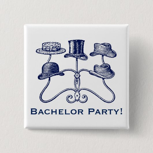 Bachelor Party Button (Voorkant)