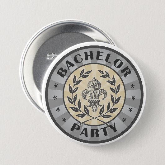 Bachelor Party Button (Voorkant /achterkant)