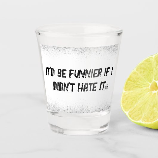 Bachelor Party Cadeau Shot Glass SC0b Design Glas (Voorkant)