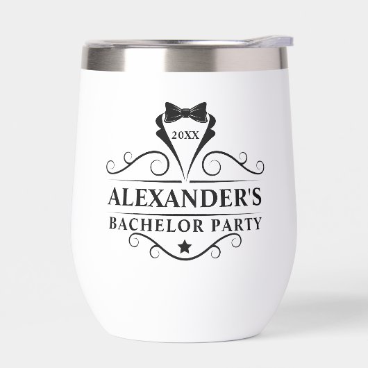 Bachelor Party Cravate noire (Gauche)