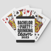 Bachelor Party Drink Team,  Datum Pokerkaarten (Achterkant)