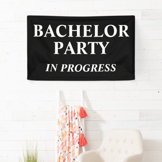 Bachelor Party en cours Bannière (En situation)