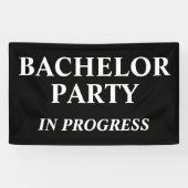 Bachelor Party en cours Bannière (Horizontal)