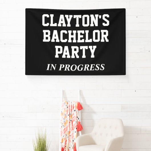Bachelor Party en cours Bannière (Insitu)