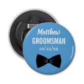 Bachelor Party Favor Bow Stropdas Bot Button Flesopener (Voorkant)