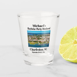 Bachelor Party Favor Charleston Weekend reis Shot Glas
