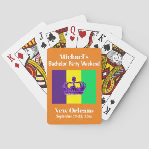 Bachelor Party Favor New Orleans Pokerkaarten