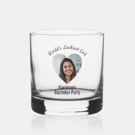 Bachelor Party Fun Gepersonaliseerd Bruid Gezicht Whisky Glas
