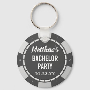 Bachelor Party Gambling Poker Chip Sleutelhanger
