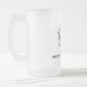 Bachelor Party - Gepersonaliseerde beste man Matglas Bierpul (Links)