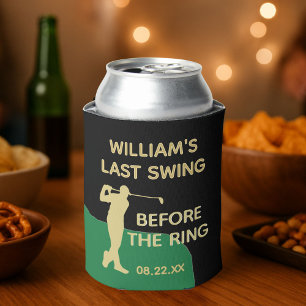 Bachelor Party Golfer Naam Datum Laatste Swing Blikjeskoeler
