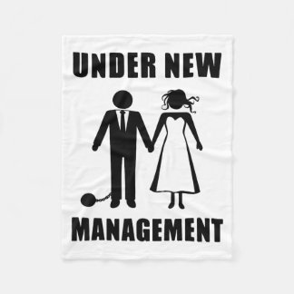 Bachelor Party Groom Stag Do Wedding Funny New Man Fleece Deken