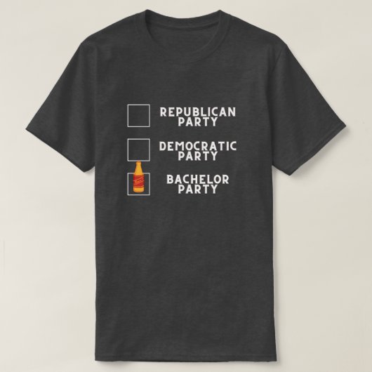 Bachelor Party Groomsman Shirt - Funny Gezegde (Design voorkant)