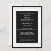 Bachelor Party Kaart (Achterkant)