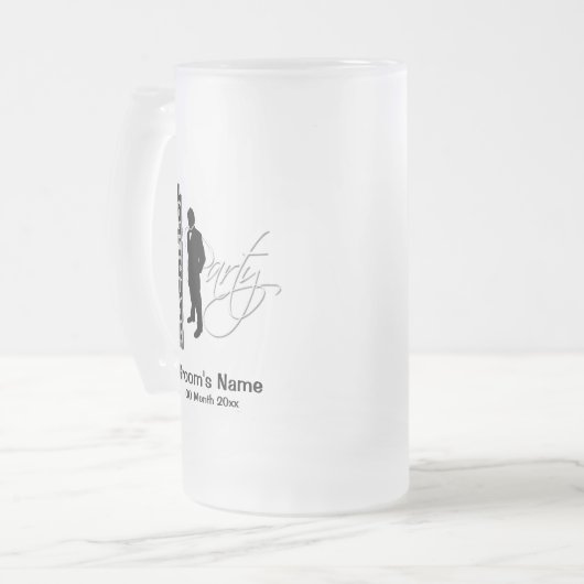 Bachelor party - mokken en bekertjes (Voorkant links)